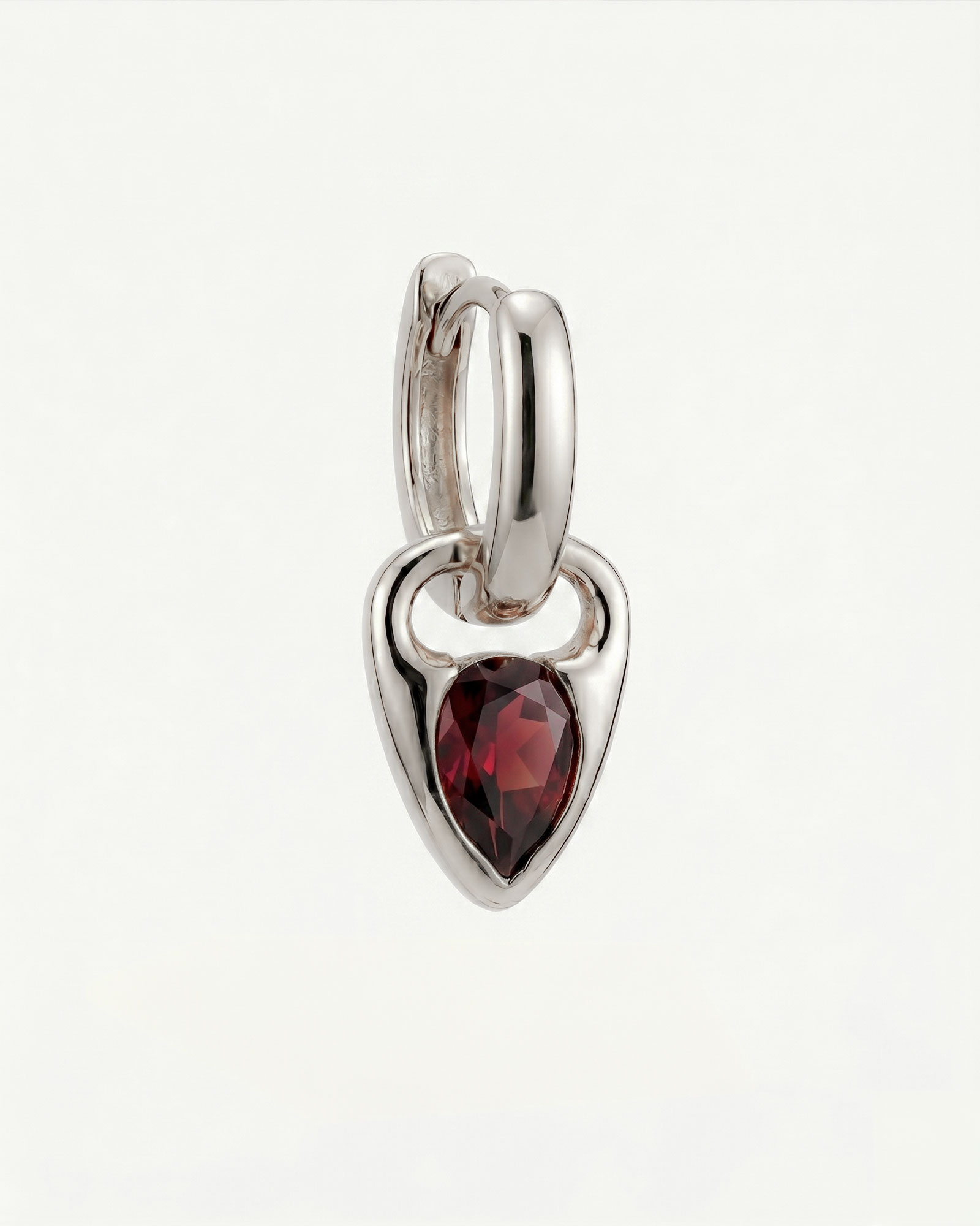 Huma Küpe - Garnet