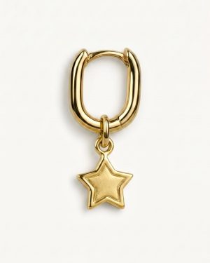 loopies yıldız charm gold